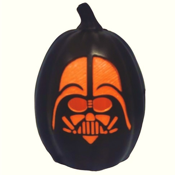 STAR WARS Darth Vader Jack-O-Lantern Electric Light Halloween Pumpkin 🎃 Vintage - Picture 4 of 4